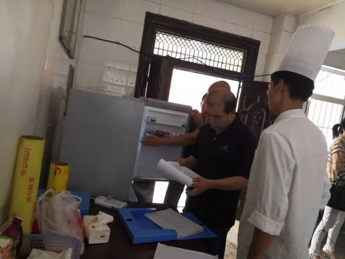 长安区教育局后勤管理中心罗科长莅临我校检查食品卫生安全工作